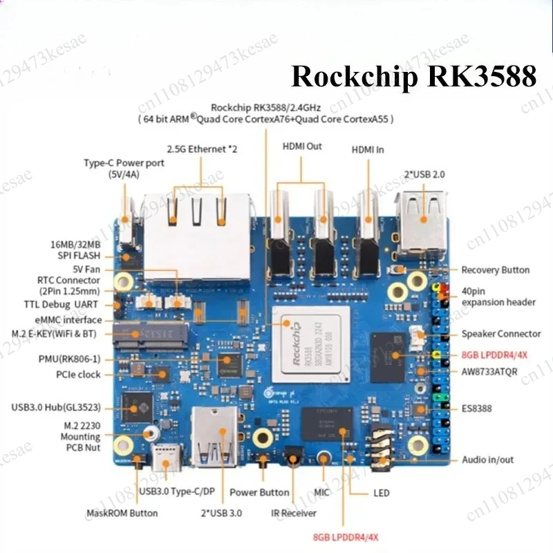 Orange Pi 5 Plus RK3588 SBC 16 - Rk3588 Mini Pc Board recension och pris