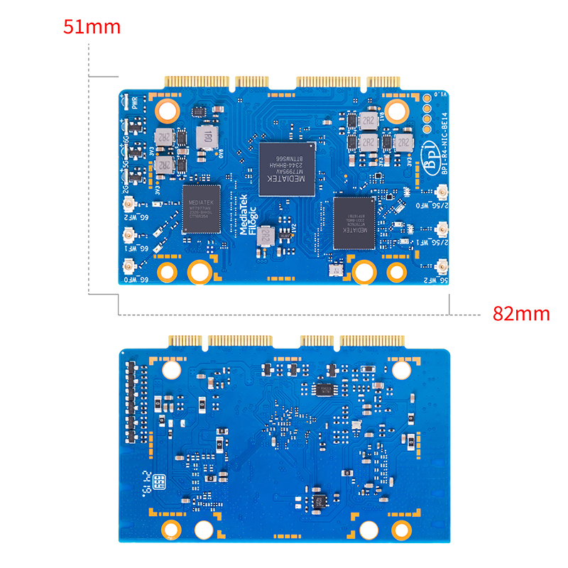 Banana Pi BPI-R4-NIC-BE14 WiFi - Bananapi Bpi R4 Wifi 7 recension och pris
