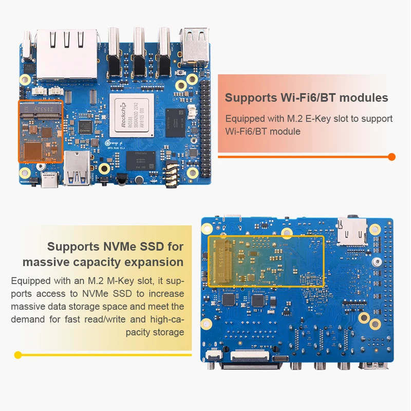 Orange Pi 5 Plus 4 8 16 GB RAM - Rk3588 Mini Pc Board recension och pris